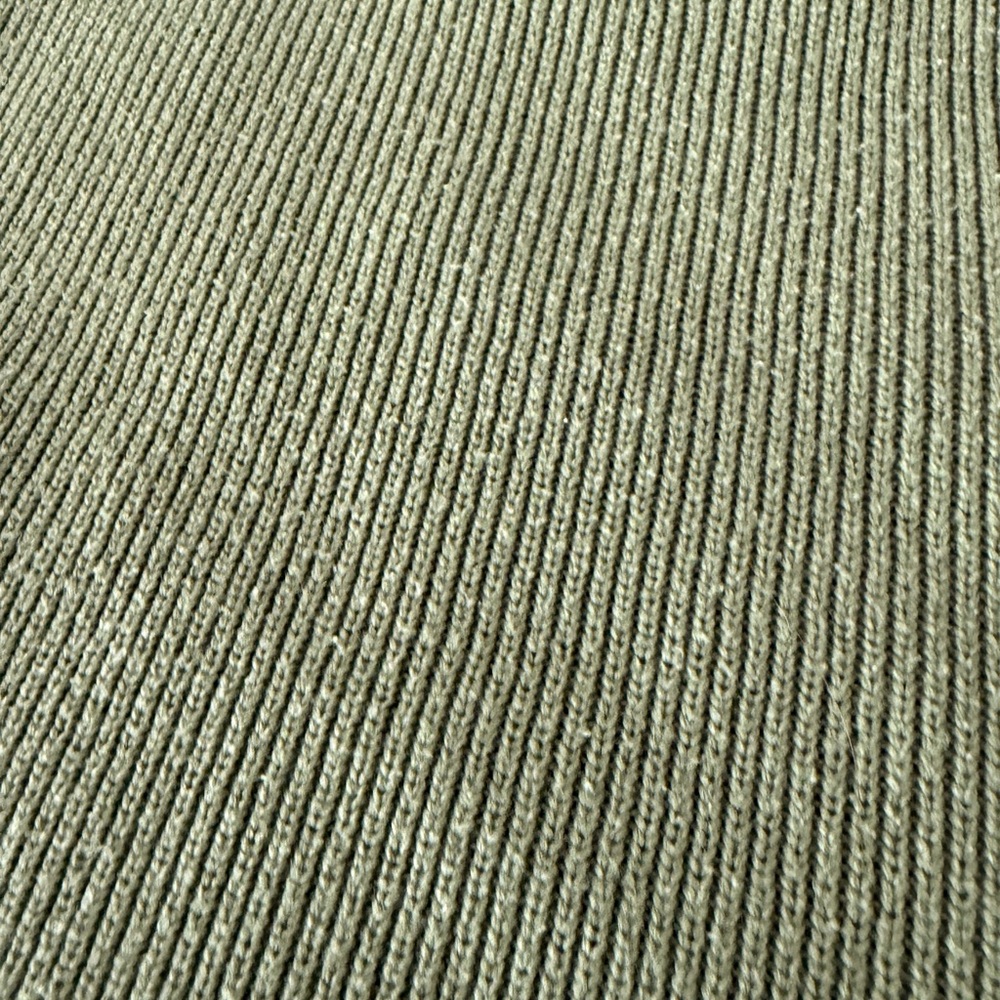 Zara Olive Green Ribbed Knit Top - Picture 5 of 5